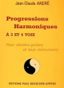 Andre, Jean-Claude Progressions harmoniques  5 voix Harmonie Partition