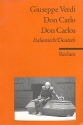 Don Carlo - Don Carlos Oper in fnf Akten Libretto (it/dt)
