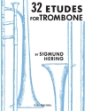 32 etudes for trombone bass clef