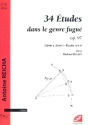 34 �tudes dans le genre fugu� op.97 vol.2 - livre 1 (nos.10-17 pour piano