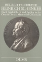 Heinrich Schenker nach Tagebchern und Briefen in der Oswald Jonas Memorial Collection
