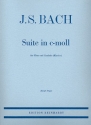 Suite c-Moll BWV997 fr Flte und Bc