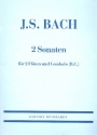 2 Sonaten BWV1028-1029 fr 2 Flten und Bc