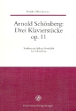 Arnold Schnberg 3 Klavierstcke op.11 Studien zur frhen Atonalitt Schnbergs