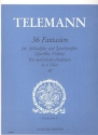 36 Fantasien Band 4 (Nr.27-36) f�r Altblockfl�te und Tenorblockfl�te (Fl�te, Violine) Spielpartitur