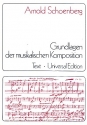 Die Grundlagen der musikalischen Komposition  2 Bnde