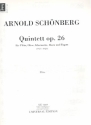 Quintett op.26 fr Flte, Oboe, Klarinette, Horn und Fagott Stimmen