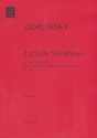 Lyrische Sinfonie op.18 für Orchester Studienpartitur