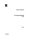 For Samuel Beckett for orchstra score