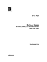 Berliner Messe fr Chor oder Solisten (SATB) und Streichorchester (1990, rev. 2002),  Studienpartitur