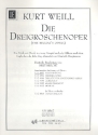 Kanonensong aus Die Dreigroschenoper fr Gesang und Klavier (dt)