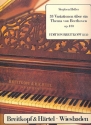 Variationen ber ein Thema von Beethoven op.130 fr Klavier