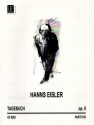 Tagebuch des Hanns Eisler op.9 fr Sopran, Mezzosopran, Alt, Tenor, Violine und Klavier Partitur