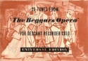 25 Tunes from 'The Beggar's Opera' fr Sopranblockflte