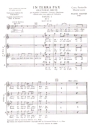 In terra pax fr Soli, 2 gem Chre und Orchester Chorpartitur (en/it)