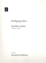 Goethe-Lieder fr Bariton und Klavier