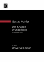 Des Knaben Wunderhorn Band 1 fr Gesang und Orchester Studienpartitur