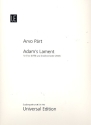 Adam's Lament fr gem Chor und Streichorchester Partitur (russ/kyr)