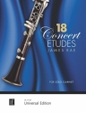 18 Concert Etudes for clarinet