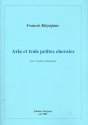 Aria et 3 petites chorales pour 3 guitares dbutantes partition