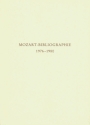 MOZART-BIBLIOGRAPHIE 1976-1980 MIT NACHTRAEGEN ZUR MOZART-BIBLIOGRA- PHIE BIS 1975