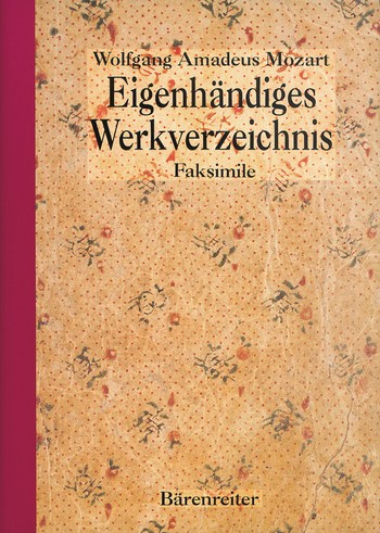 Eigenhndiges Werkverzeichnis  Faksimile