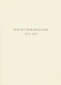 Mozart-Bibliographie 1992-1995 mit Nachtrgen zur Mozart-Bibliographie bis 1991