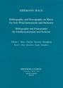 Bibliographie und Diskographie fr Soloblasinstrumente und Orchester Oboe, Klarinette, Fagott, Saxophon