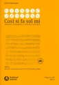 Cos si fa sol mi - Musiklehre und Gehrbildung mit relativer Solmisat  Band 2