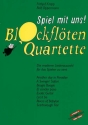 Spiel mit uns Blockfltenquartette (Band 5, grn) fr 4 Blockflten (SATB) Partitur und Stimmen