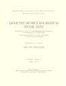 Lexicon musicum latinum medii Aevi Faszikel 12 minuo - musicus
