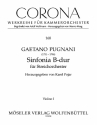 Sinfonie B-Dur fr Streichorchester Streicherset (3-3-2-3)