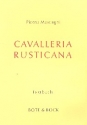 Cavalleria Rusticana  Libretto (dt)
