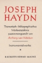 Joseph Haydn Band 1 Thematisch-bibliographisches Werkverzeichnis
