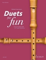Duets for Fun fr 2 Sopranblockflten Spielpartitur