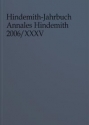 Hindemith-Jahrbuch Band 35 Annales Hindemith 2006