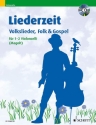Liederzeit (+CD) fr 1-2 Violoncelli Spielpartitur