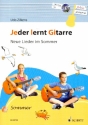 Jeder lernt Gitarre - Neue Lieder im Sommer (+CD) fr Gitarre Lehrbuch