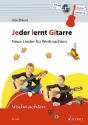 Jeder lernt Gitarre - Neue Lieder fr Weihnachten (+CD) fr Gitarre Lehrbuch