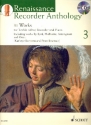 Renaissance Recorder Anthology vol.3 (+CD) fr Altblockflte und Klavier