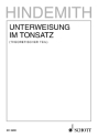 Unterweisung im Tonsatz Band 1 Theoretischer Teil