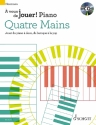 Quatre mains - Jouer du piano  deux, du baroque  la pop (+CD) for piano for 4 hands score