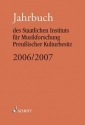 Jahrbuch 2007/2008 des Staatlichen Instituts fr Musikforschung Preuischer Kulturbesitz