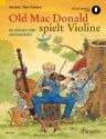 Old Mac Donald spielt Violine (+Online Audio) fr 1-2 Violinen Spielpartitur