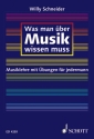 Was man ber Musik wissen muss Musiklehre mit bungen fr jedermann