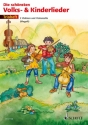 Die schnsten Volks- und Kinderlieder fr 2 Violinen und Violoncello Spielpartitur