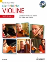 Die frhliche Violine - Spielbuch Band 1 (+CD) fr Violine und Klavier