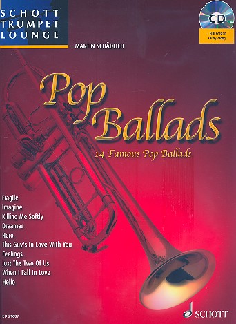Pop Ballads (+CD) fr Trompete und Klavier (mit Texten und Akkorden)