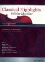 Beliebte Klassiker fr Viola und Klavier