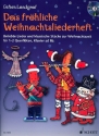 Das frhliche Weihnachtsliederheft (+CD) fr 1-2 Flten (mit Text) (Klavier ad lib) Partitur und Stimmen